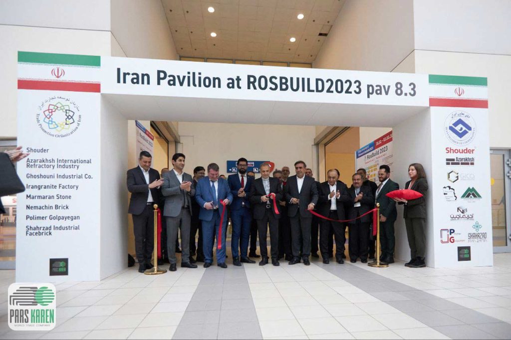 پاویون ایران در نمایشگاه بین‌المللی صنعت ساختمان روسیه